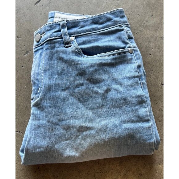 Vince Camuto Classic 70s Flare Leg Jeans Women's Size 27/4 Blue Stretch - Picture 15 of 15